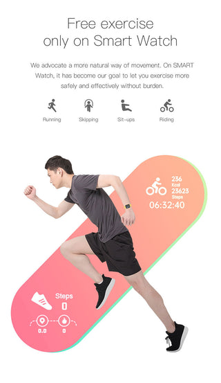 Smart Watch Kids Bluetooth Fitness Tracker Macaron Smartwatch for Men Women Blood Pressure Smart Bracelet for Android IOS Alodia Store