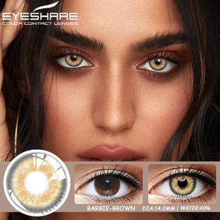 EYESHARE Color Contact Lenses for Eyes 2pcs Natural Brown Contact Lenses Gray Blue Lenses Yearly Beautiful Pupil Contact Lenses Alodia Store
