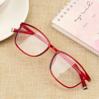 Ultralight PC Frame Reading Glasses Anti Blue Rays Eyeglasses High-definition Reduces Eye Strain Flat Mirror Eyewear +1.0~+4.0 Alodia Store