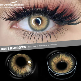 EYESHARE Eye Contacts 1pair YUCCA Series Gray Color Lenses Colored Contact Lens Beauty Eyes Cosmetic Eyecontact Contactlen Alodia Store
