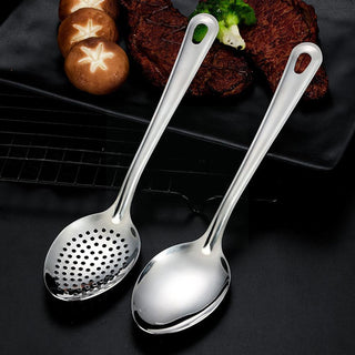 Stainless Steel Strainer Spoon Kitchen Colander Spoon Spoon Filter Strainer Food ScoopPerforated Skimmer Colander M0E8 Alodia Store