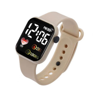 Electronic Wrist Watch  LED Digital Smart sport watch Luminous Square Dial Kids wristwatch for Children Birthday Gift Alodia Store