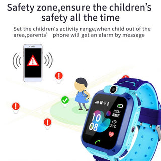 Kids Smart Watch 2023 New SOS Smartwatch For Children Sim Card LBS Location Photo Waterproof Gift For Boys and Girls IOS Android Alodia Store