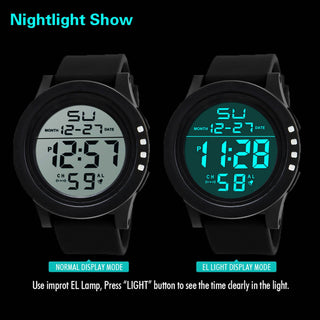 Luminous LED Digital Kids Watches waterproof Alodia Store
