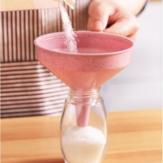 1pc Plastic Funnel Kitchen Oil and Wine Liquid Dispenser Funnel Large Caliber Can Be Hung Funnel Kitchen Tools Funnel Alodia Store