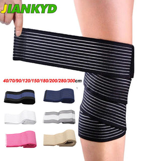 1Pcs Elastic Compression Knee Bandages Fitness Pressurized Straps for Gym Weight Lifting Squats Leg Compression Training Wraps Alodia Store