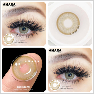 AMARA 1 Pair Color Contact Lenses for Eyes Natural Brown Lenses Beauty Fashion Monet lense Blue Lenses Green Eye Contact Alodia Store