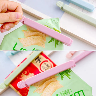 5Pcs Food Bag Clips Househould Food Snack Storage Sealing Bag Clips Sealer Clamp Kitchen Tool Sealing Clip Gadgets Kitchen Tools Alodia Store