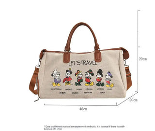 2023New Disney Mickey Fashion Suitcase Travel Tote Bag Men's and Women's Alodia Store
