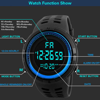 Luminous LED Digital Kids Watches waterproof Alodia Store