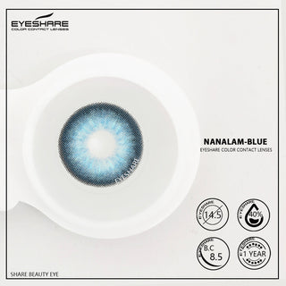 EYESHARE Color Contact Lenses for Eyes 2pcs Natural Brown Contact Lenses Gray Blue Lenses Yearly Beautiful Pupil Contact Lenses Alodia Store