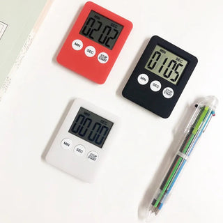 Digital Kitchen Timer Big Digits Loud Alarm Magnetic Backing Stand with Large LCD Display for Cooking Baking Sports Games Alodia Store