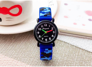 camouflage silicone strap quartz watches children kids students digital cool waterproof clocks Alodia Store