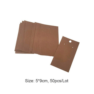 Fashion Wood Jewelry Display Necklace Charms Jewelry Display Tray Pendant Earrings Card Style Pendant Display Card Alodia Store