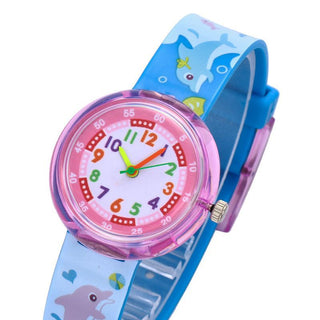 Cartoon bee flower watch children fashion casual unicorn pony kids quartz watches for student boys girls clock girl watch Alodia Store