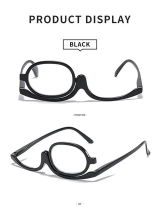 Women Magnifying Glasses Makeup Reading Glass Folding Eye Make Up Reading Glass PC Frame +1.0~+4.0 Resin Lens gafas de sol Alodia Store