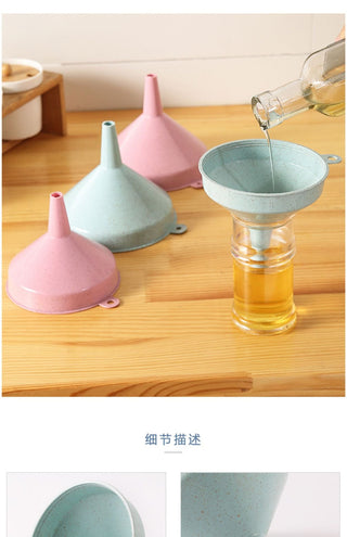 1pc Plastic Funnel Kitchen Oil and Wine Liquid Dispenser Funnel Large Caliber Can Be Hung Funnel Kitchen Tools Funnel Alodia Store