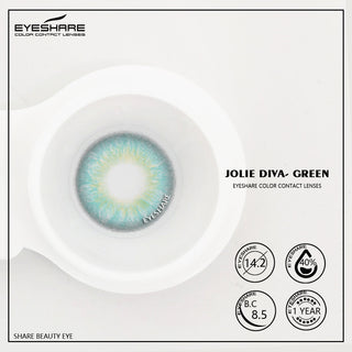 EYESHARE 1 Pair Natural Color Lens Eyes Yearly Color Contact Lenses for Eyes Beauty Contact Lenses Eye Cosmetic Color Lens Eyes Alodia Store