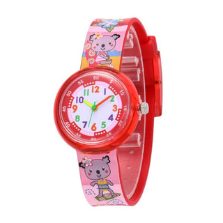 Cartoon bee flower watch children fashion casual unicorn pony kids quartz watches for student boys girls clock girl watch Alodia Store