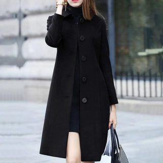 S-4XL Autumn Women Coat Mid-Length Alodia Store