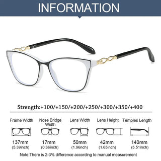 Men Women Portable Eye Protection Vintage Ultra Light Frame Reading Glasses Anti-Blue Light Eyeglasses Alodia Store