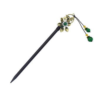 Vintage Hair Stick Pick Natural Wooden Sandalwood Chinese Style Chopsticks Ethnic Hair Pin Women Hairpins Jewelry Accessories Alodia Store