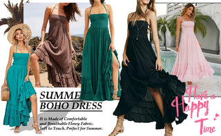 Summer Women Backless VERGOODR Smock dress Alodia Store