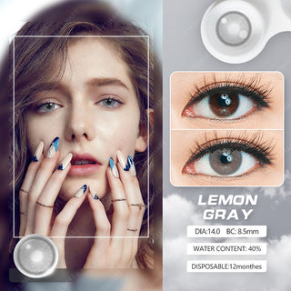 EYESHARE 1 Pair Natural Color Lens Eyes Yearly Color Contact Lenses for Eyes Beauty Contact Lenses Eye Cosmetic Color Lens Eyes Alodia Store