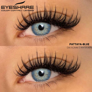EYESHARE 1 Pair Natural Color Lens Eyes Yearly Color Contact Lenses for Eyes Beauty Contact Lenses Eye Cosmetic Color Lens Eyes Alodia Store