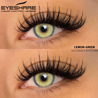 EYESHARE 1 Pair Natural Color Lens Eyes Yearly Color Contact Lenses for Eyes Beauty Contact Lenses Eye Cosmetic Color Lens Eyes Alodia Store