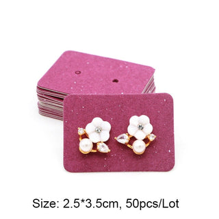 Fashion Wood Jewelry Display Necklace Charms Jewelry Display Tray Pendant Earrings Card Style Pendant Display Card Alodia Store