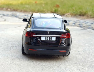 1:32 Tesla Model-X Alloy Car Diecast Sound And Light Pull Back Model Toy Vehicle Metal Car Simulation Alodia Store