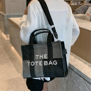 2023 Luxury Brands Denim Patchwork tote bag Alodia Store