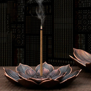 1PCS Alloy Incense Burner Stick Holder Buddhism Alodia Store