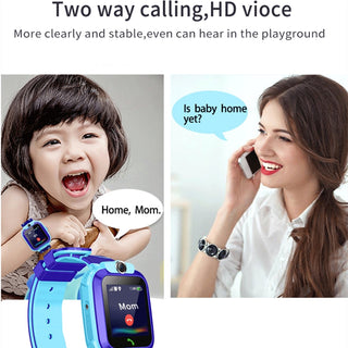 Kids Smart Watch 2023 New SOS Smartwatch For Children Sim Card LBS Location Photo Waterproof Gift For Boys and Girls IOS Android Alodia Store