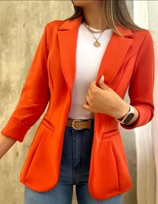 Buckle Blazer Vintage Coat Alodia Store
