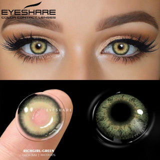 EYESHARE 1 Pair Color Contact Lenses For Eyes Pattaya Natural Yearly Use Lenses Blue Multicolored Contact Lens Beauty Pupils Alodia Store