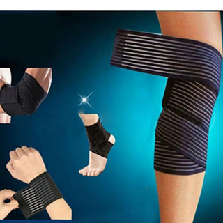 40-200cm Knee Elbow Wrist Ankle Bandage Cuff Support Wrap Sport  Compression Strap Belt Fitness Gym Brace Tape Elastic Band Alodia Store