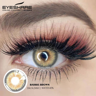 EYESHARE Natural Color Lens Eyes 2pcs Color Contact Lenses For Eye Blue Beauty Contact Lenses Eye Yearly Cosmetic Color Lens Alodia Store