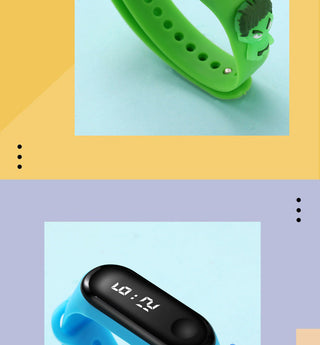 Disney Kids Digital Watch Electronic LED Waterproof Kids ALODIA STORE