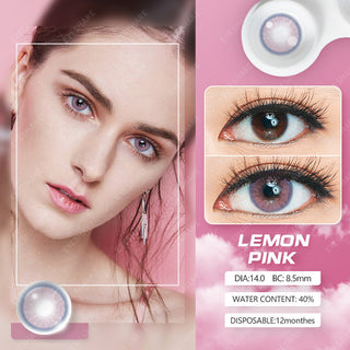 EYESHARE 1 Pair Natural Color Lens Eyes Yearly Color Contact Lenses for Eyes Beauty Contact Lenses Eye Cosmetic Color Lens Eyes Alodia Store