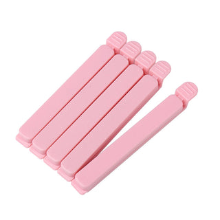 5Pcs Food Bag Clips Househould Food Snack Storage Sealing Bag Clips Sealer Clamp Kitchen Tool Sealing Clip Gadgets Kitchen Tools Alodia Store
