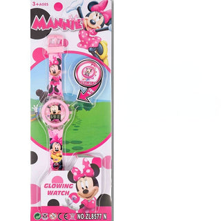 Disney Kid Cartoon Glowing Watch Marvel Spider-Man Boy Unicorn Princess Elsa Flash Electronic Digital Student Toy Clock Relogio Alodia Store