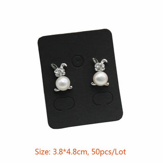 Fashion Wood Jewelry Display Necklace Charms Jewelry Display Tray Pendant Earrings Card Style Pendant Display Card Alodia Store