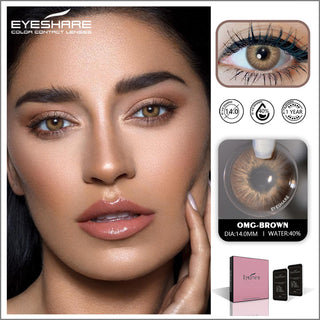 EYESHARE Eye Contacts 1pair YUCCA Series Gray Color Lenses Colored Contact Lens Beauty Eyes Cosmetic Eyecontact Contactlen Alodia Store
