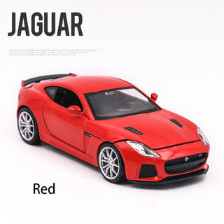 Jaguar F-type Sports Car Model Toy Simulation Sound Light Pull Back Alloy Die Cast Toys Vehicle For Boys Girls Alodia Store