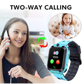2G Kids Smart Watch SOS Call LBS Tracker Location Sim Card Kid Watch Camera Voice Chat IP68 Waterproof Smartwath Alodia Store