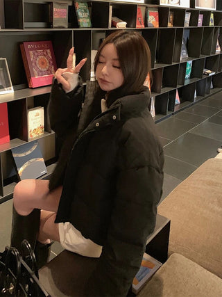 Thick Vintage baggy Down Jacket Alodia Store