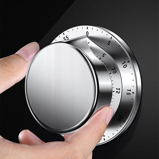 Stainless Steel Kitchen Timer with Magnetic Base Manual Mechanical Cooking Timer Countdown Cooking Tools KitchenTimer Alodia Store