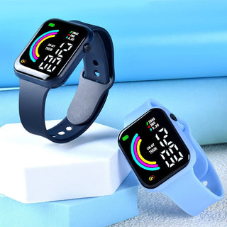 Child Watch Ultra Light LED Digital Watch for Kids Boy Girl Sports Military Silicone Wristband Electronic Clock relogio infantil Alodia Store